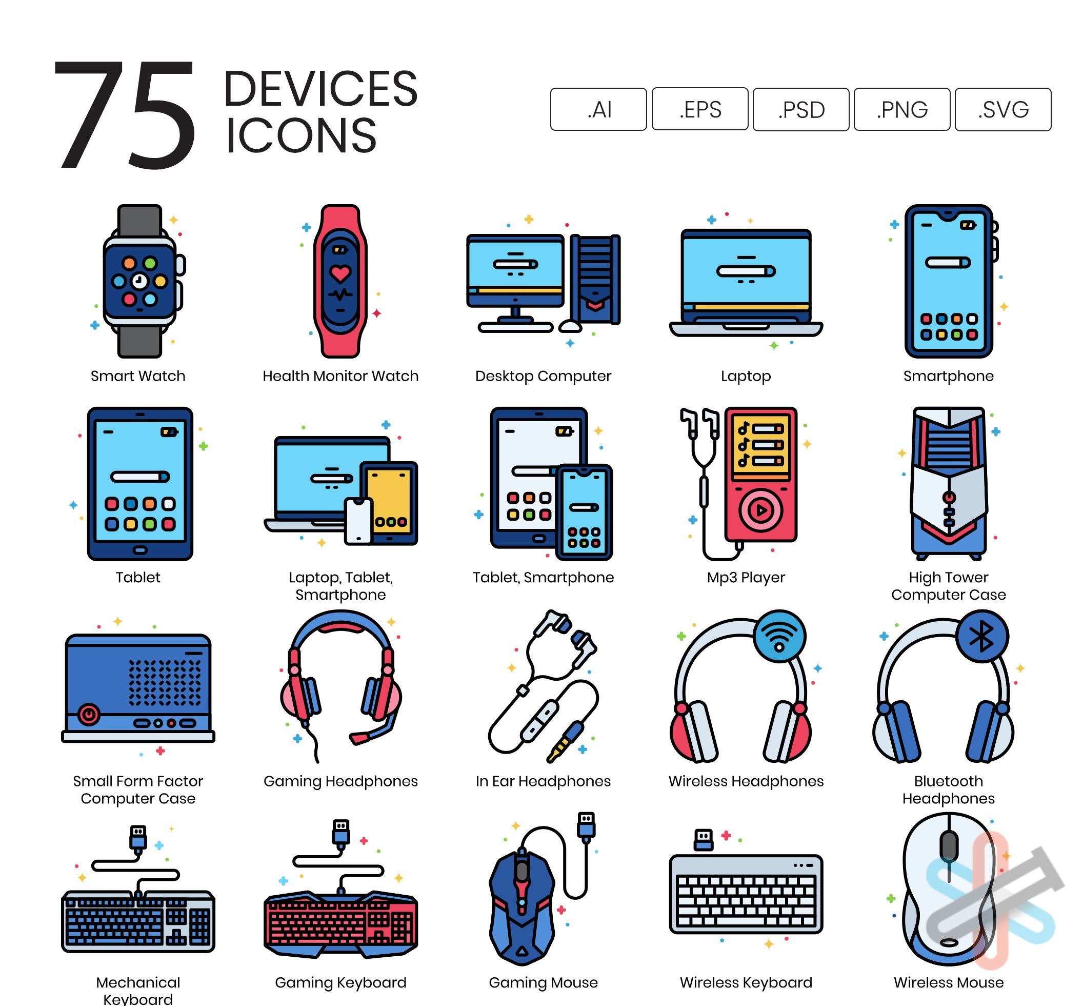 دانلود مجموعه آیکون های دستگاه - Devices Icon 1